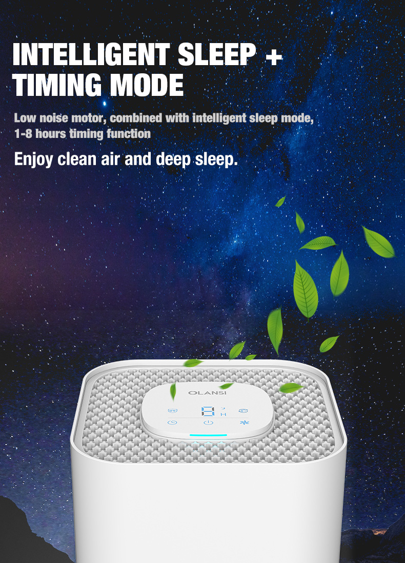เครื่องฟอกอากาศตั้งโต๊ะ Olansi A4 Pro (6)