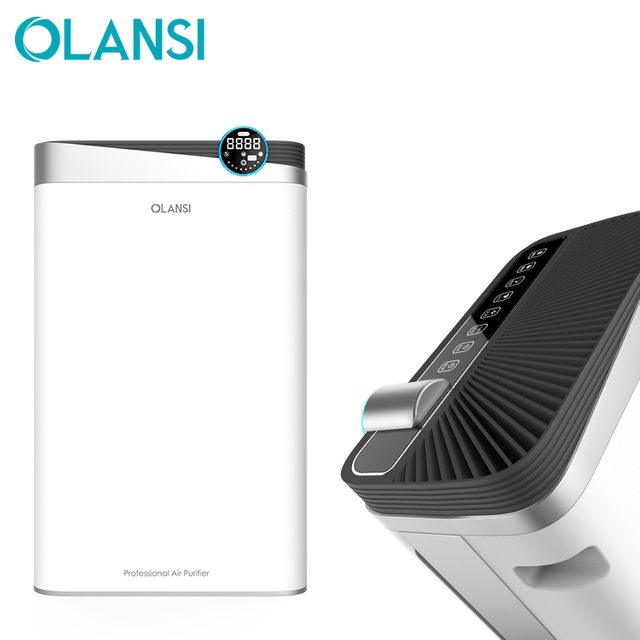 Olansi K08E 220V HEPA APP ควบคุมเครื่องฟอกอากาศพร้อมความชื้น